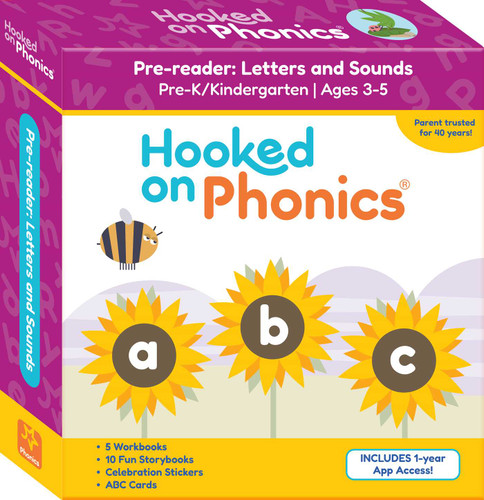 Hooked on Phonics Pre-reader Kit: Letters and Sounds (Learn to Read) book cover by 