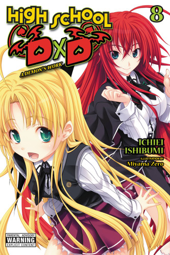 High School DxD, Vol. 8 (light novel): A Demon's Work (High School DxD (light novel) #8) book cover by Ichiei Ishibumi