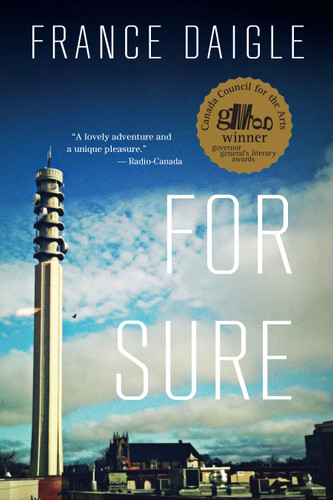 For Sure book cover by France Daigle