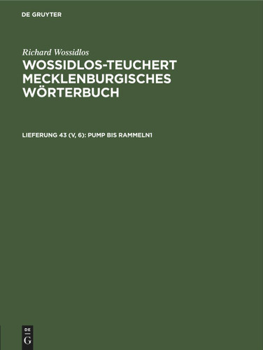 Pump bis rammeln1 book cover by 