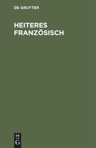 Heiteres Französisch book cover by 