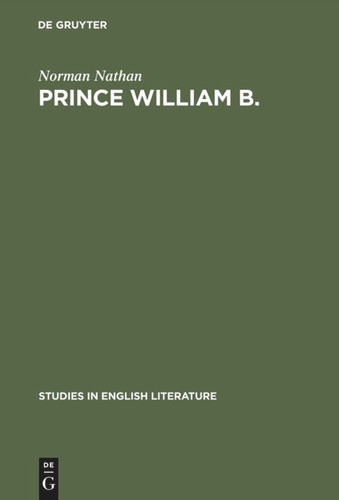 Prince William B.: The philosophical conceptions of William Blake (Studies in English Literature #100) book cover by Norman Nathan