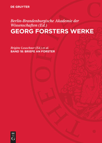 Briefe an Forster book cover by 
