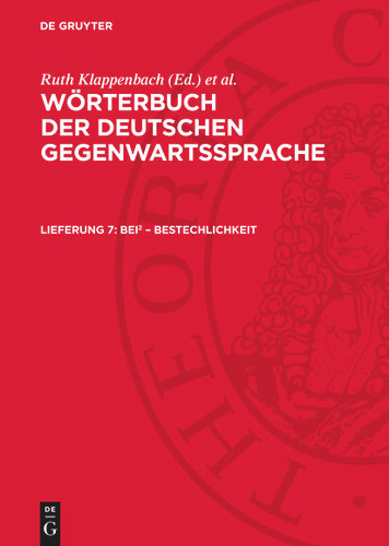 bei<sup>2</sup> – Bestechlichkeit [9783112780107]