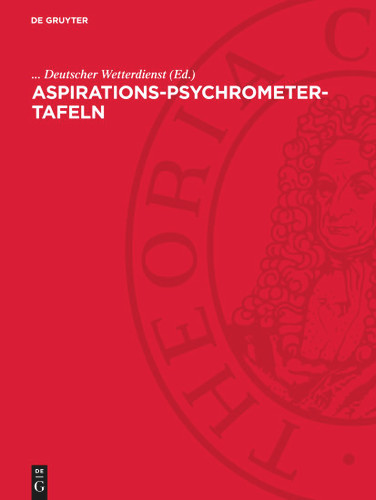 Aspirations-Psychrometer-Tafeln book cover by 