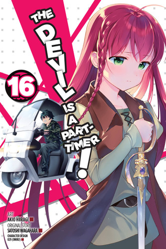 The Devil Is a Part-Timer!, Vol. 16 (manga) (The Devil Is a Part-Timer! Manga #16) book cover by Satoshi Wagahara