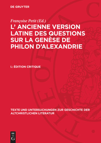 Édition Critique [9783112777961]