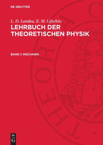 Mechanik book cover by L. D. Landau, E. M. Lifschitz