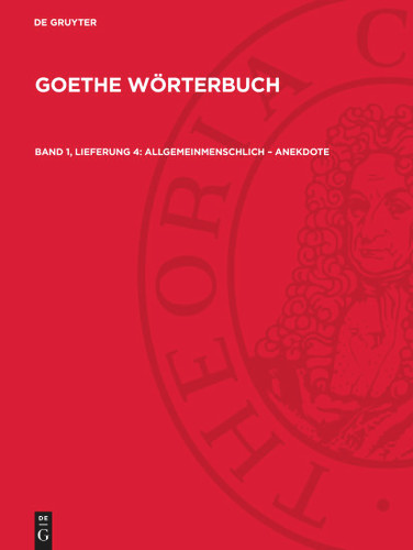 allgemeinmenschlich – Anekdote [9783112785263]