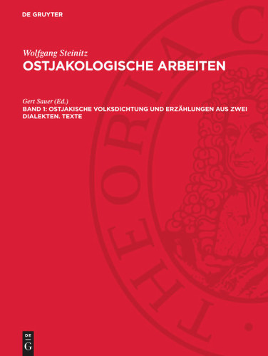 Ostjakische Volksdichtung und Erzählungen aus zwei Dialekten. Texte book cover by 