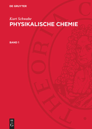 Kurt Schwabe: Physikalische Chemie book cover by Kurt Schwabe