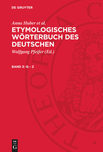 Q – Z book cover by Anna Huber, Klaus Müller, Heinrich Petermann, Gerlinde Pfeifer, Wolfgang Pfeifer, Dorothee Schrötter, Wilhelm Braun, Gunhild Ginschel, Gustav Hagen, Ulrich Schröter
