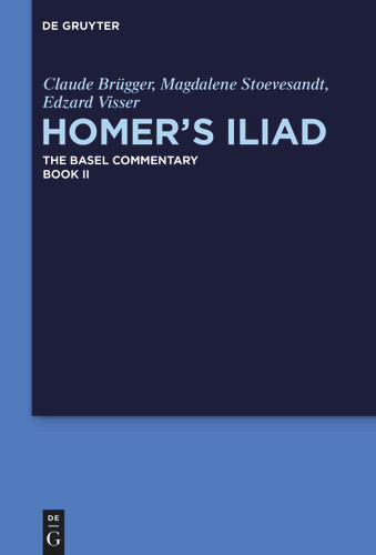 Homer’s Iliad book cover by Claude Brügger, Magdalene Stoevesandt, Edzard Visser
