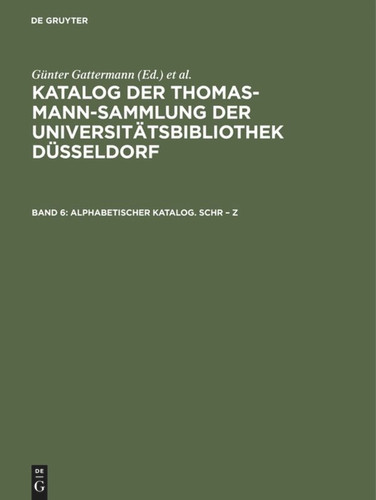 Alphabetischer Katalog. Schr – Z book cover by 