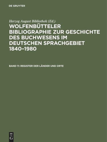 Register der Länder und Orte book cover by 