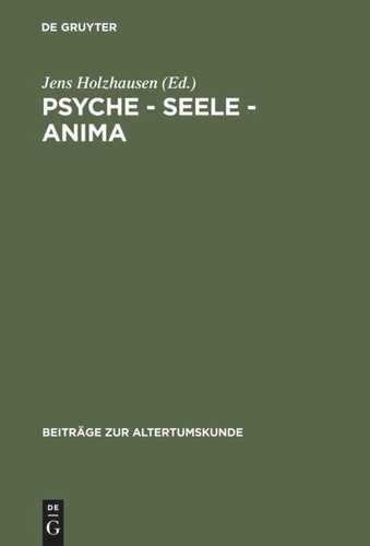 Psyche - Seele - anima: Festschrift für Karin Alt book cover by 