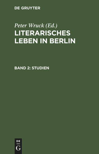 Studien II book cover by 