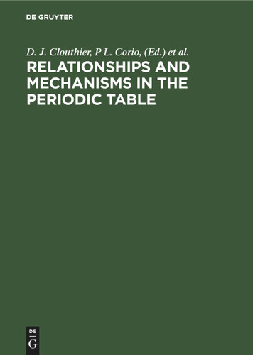 Relationships and Mechanisms in the Periodic Table book cover by 