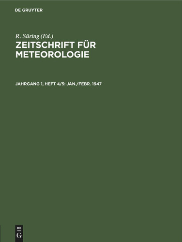 Jan./Febr. 1947 book cover by 