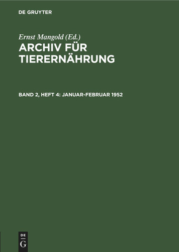 Januar-Februar 1952 book cover by 