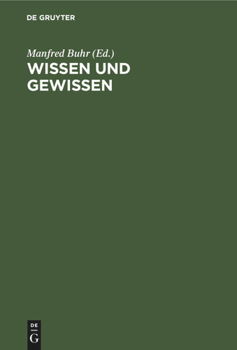 Wissen und Gewissen: Beiträge zum 200. Geburstag Johann Gottlieb Fichtes, 1762–1814 book cover by 