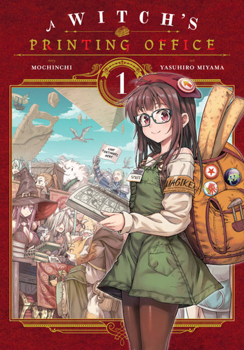 A Witch's Printing Office, Vol. 1 (A Witch's Printing Office #1) book cover by Mochinchi