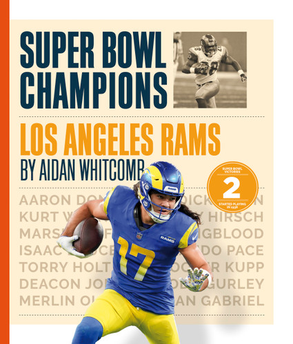 Los Angeles Rams book cover by Aidan Whitcomb