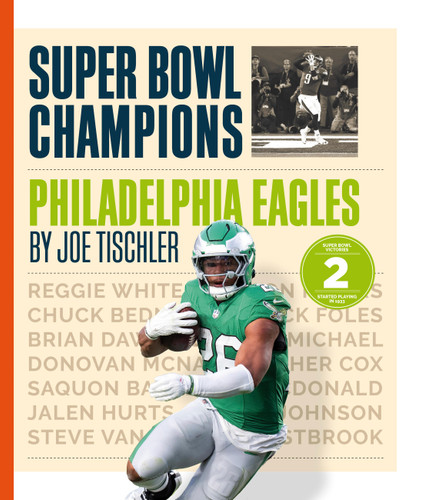 Philadelphia Eagles book cover by Joe Tischler