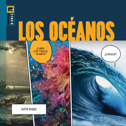 Los océanos book cover by Kate Riggs