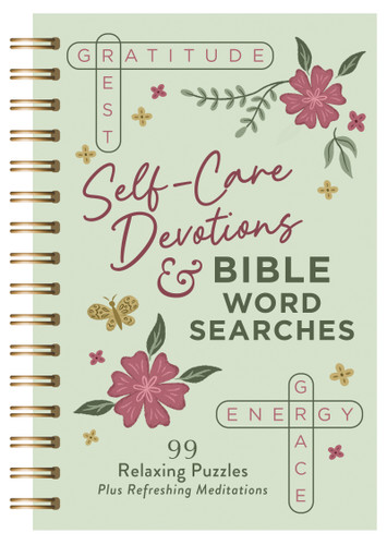Self-Care Devotions and Bible Word Searches: 99 Relaxing Puzzles Plus Refreshing Meditations book cover by Compiled by Barbour Staff