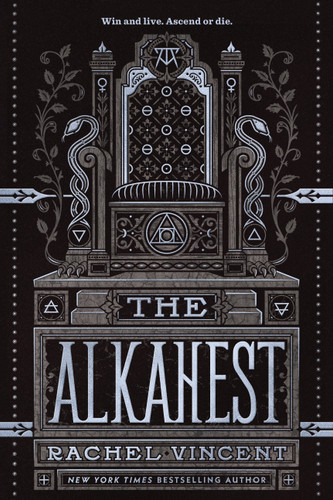 The Alkahest: A Dark Academia Alchemy Romantasy (The Alchemy Trials) book cover by Rachel Vincent
