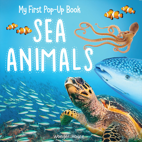 My First Pop-up Book: Sea Animals (My First Pop-up Books) book cover by Wonder House Books