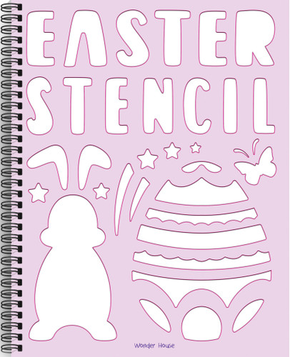 Easter Stencil Book book cover by Wonder House Books