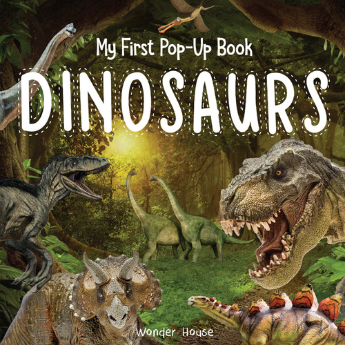 My First Pop-Up Book: Dinosaurs (My First Pop-up Books) book cover by Wonder House Books
