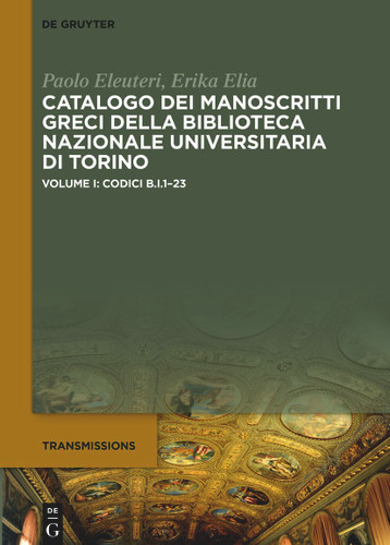 Codici B.I.1–23 book cover by Paolo Eleuteri, Erika Elia