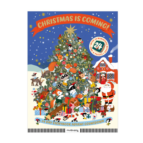 Christmas Is Coming! 24 Day Storybook Advent Countdown book cover by Mudpuppy