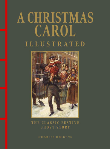 A Christmas Carol Illustrated: The Classic Festive Ghost Story (Chinese Bound Illustrated) book cover by Charles Dickens