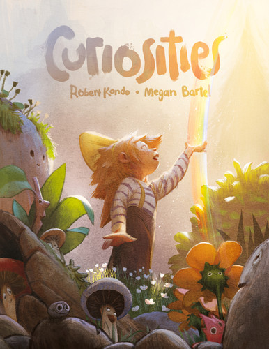 Curiosities book cover by Robert Kondo, Megan Bartel