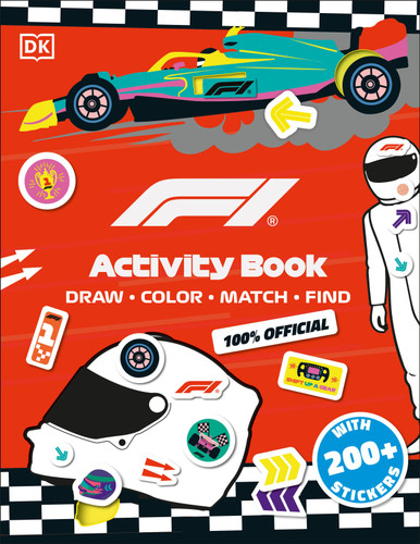 F1 Activity Book book cover by DK