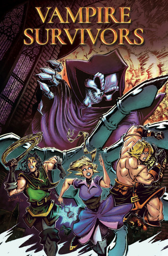Vampire Survivors book cover by David Hazan