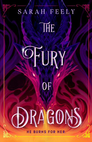 The Fury of Dragons book cover by Sarah Feely