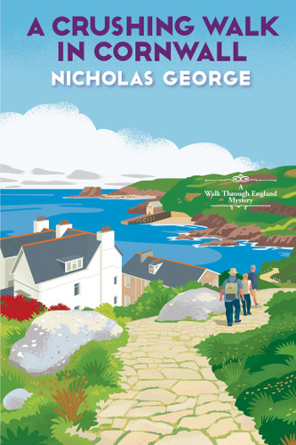 A Crushing Walk in Cornwall (A Walk Through England Mystery) book cover by Nicholas George