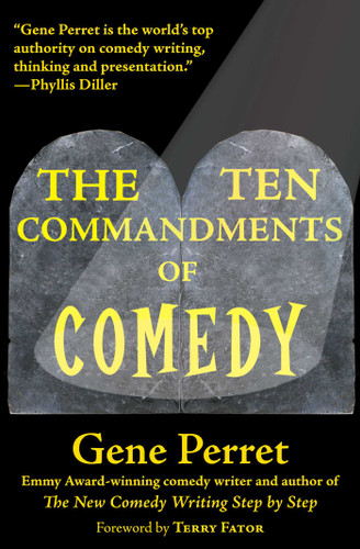 The Ten Commandments of Comedy book cover by Gene Perret