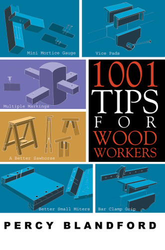 1001 Tips for Woodworkers book cover by Percy Blandford