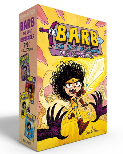 Barb the Last Berzerker Epic Collection (Paperback Boxed Set): Barb the Last Berzerker; Barb and the Ghost Blade; Barb and the Battle for Bailiwick; Barb vs. the Leech Queen (Barb the Last Berzerker) book cover by Dan Abdo, Jason Patterson, Dan & Jason
