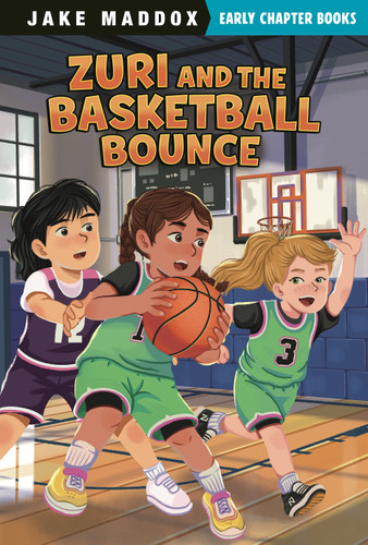 Zuri and the Basketball Bounce (Jake Maddox Early Chapter Books) book cover by Jake Maddox