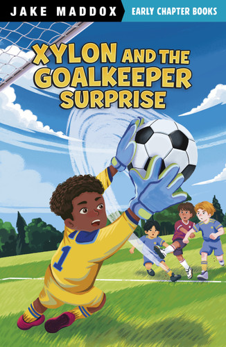 Xylon and the Goalkeeper Surprise (Jake Maddox Early Chapter Books) book cover by Jake Maddox