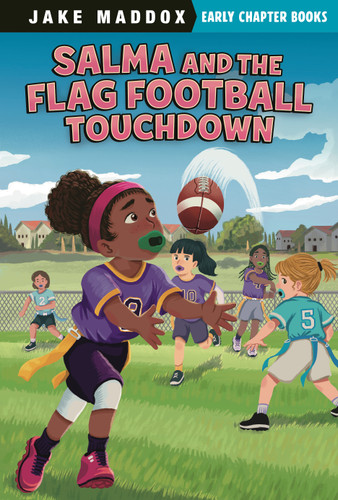 Salma and the Flag Football Touchdown (Jake Maddox Early Chapter Books) book cover by Jake Maddox
