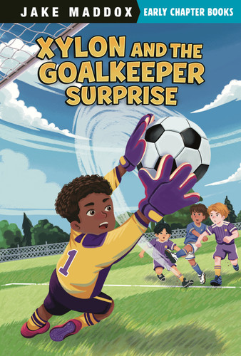 Xylon and the Goalkeeper Surprise (Jake Maddox Early Chapter Books) book cover by Jake Maddox
