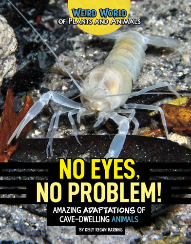 No Eyes, No Problem!: Amazing Adaptations of Cave-Dwelling Animals (Weird World of Plants and Animals) book cover by R.K. Redsen